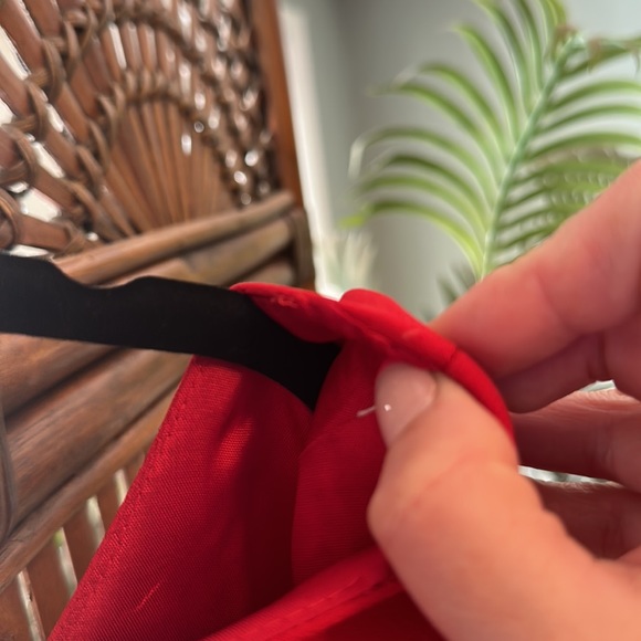 Vintage red Clues Collection dress size 6 - Picture 7 of 7